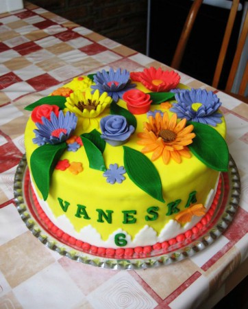 Kvetinová torta